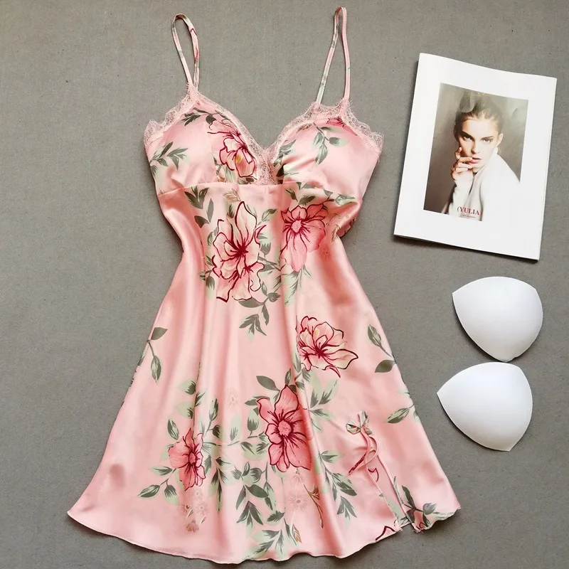 Autumn New Style Viscose Nightgown Women's Simple Natural Thin Short Skirt Pajamas Casual Comfortable Women's Home Wear