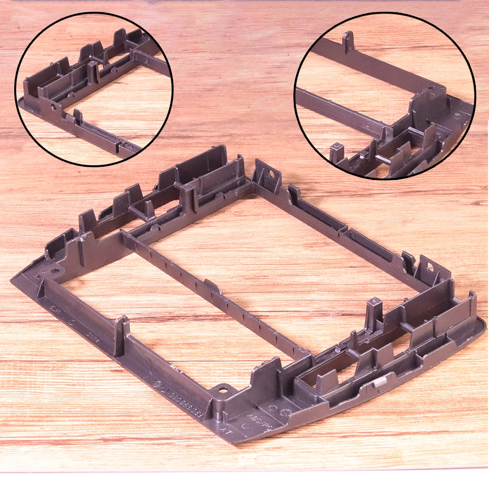 ABS Black Interior Dash Center Console Trim Bezel Panel Radio Face Frame 3B0858069 Fit For VW Passat B5 2001 2002 2003 2004 2005-3