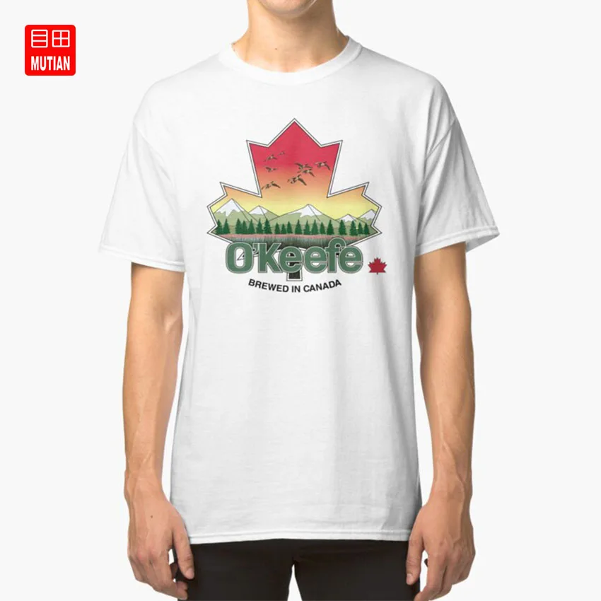 Brewed In Canada Shirts For Men Women Mothers Day Graphic Neck Unisex T-Shirt OKeefe Brewery 