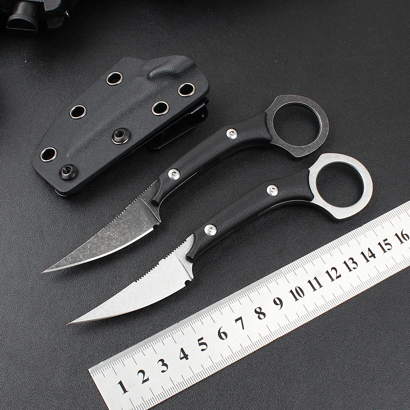 

Outdoor Straight knife G10 Handle Blades D2 Fixed blade knife Survival knife Camping tool Hunting Knife tactical outdoor tool