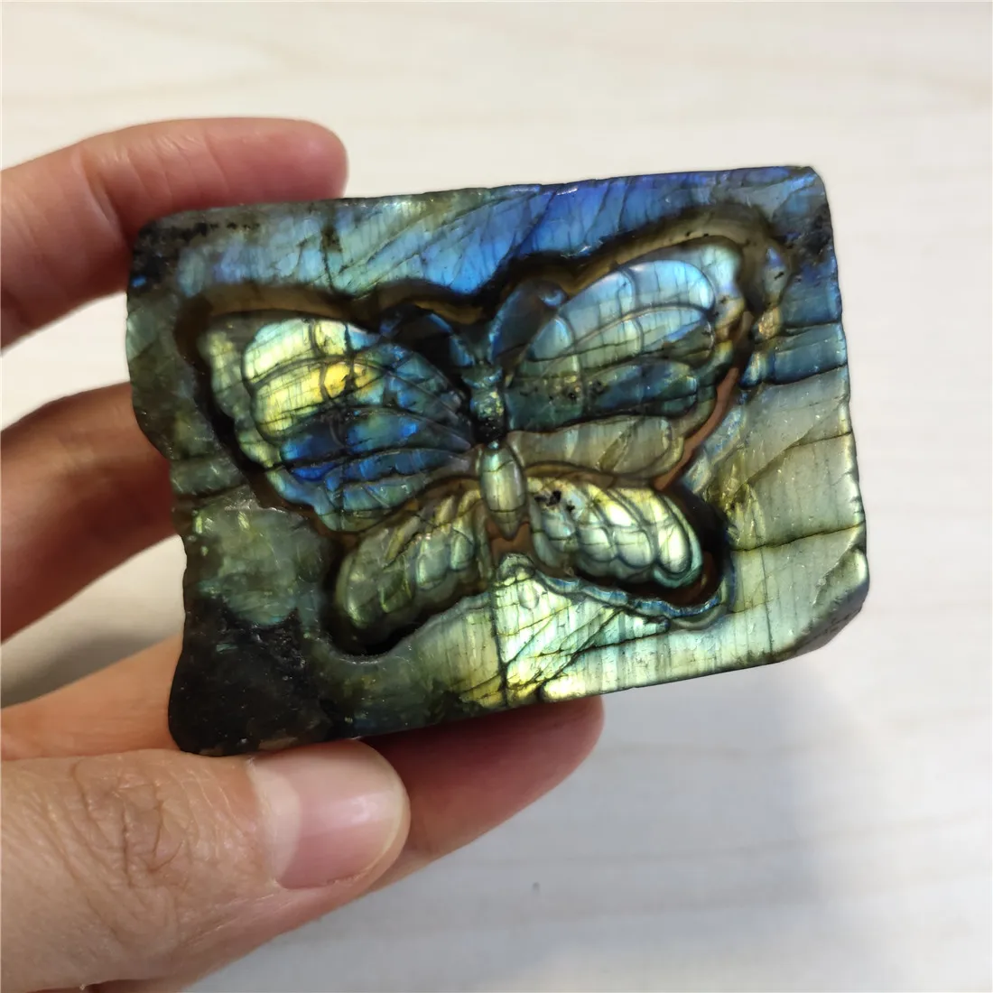 

Labradorite Butterfly Stones Crystals Wicca Cristal Pierre Naturelle Stone Cristaux Natural Healing Decor Quartz Chakra Gfit