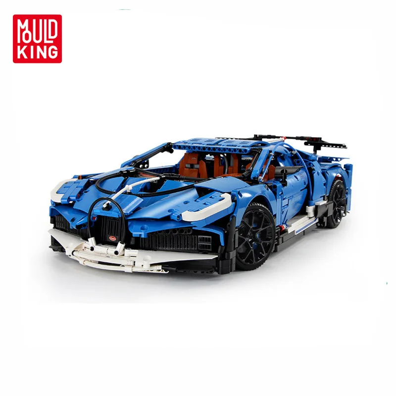 

3858Pcs Mouldking Building Blocks 13125 Bugattii Divo Static Version Super Racing Car Compatible 20086 Christmas Gift