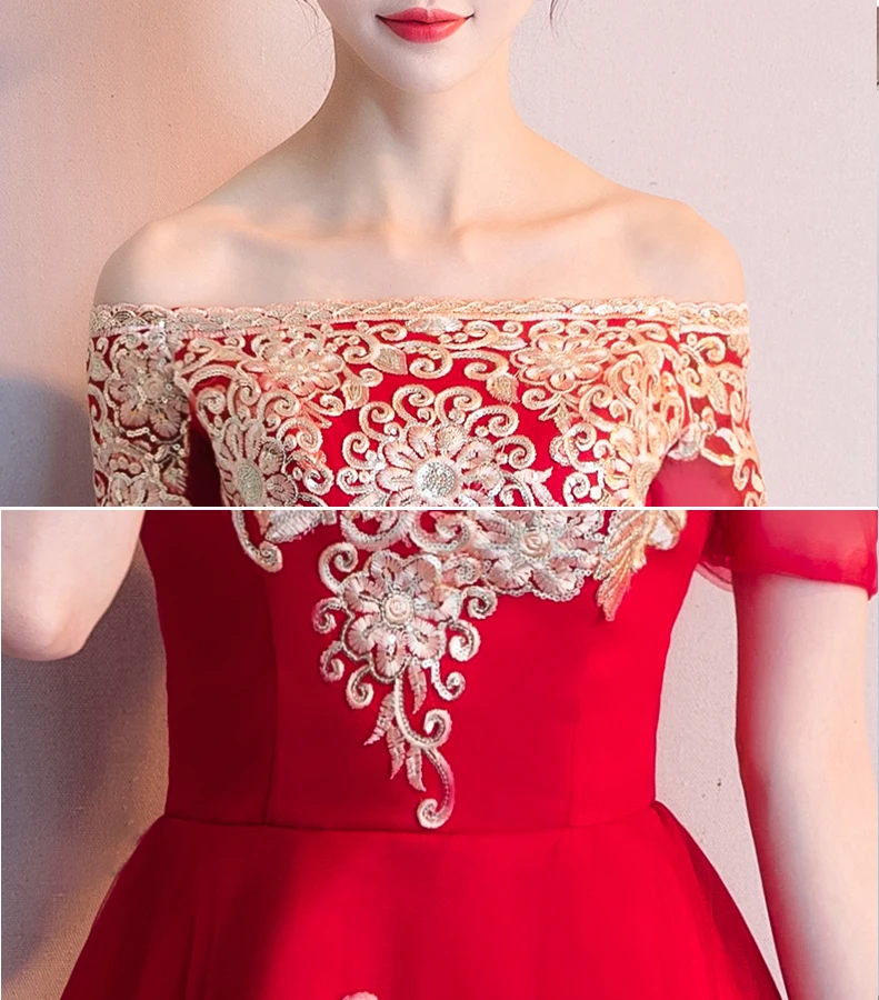 Красные женские вечерние платья с вырезом лодочкой, Мини Cheongsam, элегантные, с коротким рукавом, Qipao, сексуальные, тонкие, свадебные платья, Vestidos xs-xxxl
