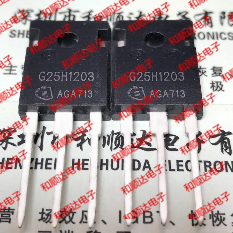 /5 предметов в лоте, G25H1203 IGW25N120H3-247 1200V 25A