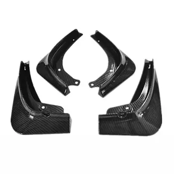 

Hot 4 Pcs Mud Flaps Splash Guard Fender with Fixing Screw for Tesla Model 3 2016-2019