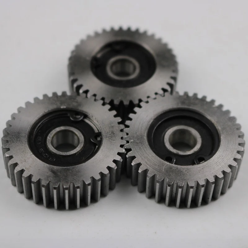 Motor Gear Transmission Gear Electric Bike Gear 3 Pieces Gear Diameter 38 Mm 36 Tooth steel gear Thickness 12 Mm Electric Vehicle Steel Gear gee Pressure Angle
