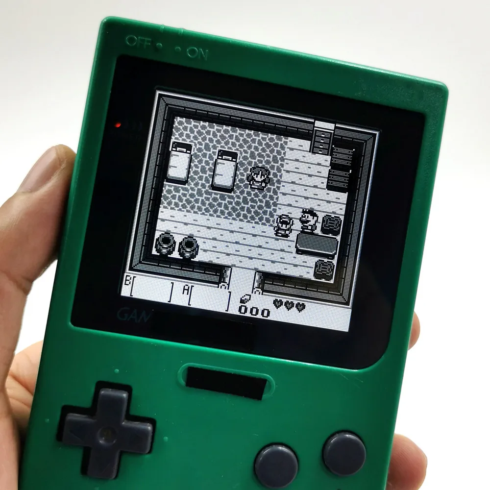 OSD Super Large Version GBP Q5 IPS Backlight LCD Retro Pixel Mod Highlight Kit W/Shell For GameBoy Pocket Console