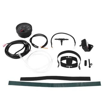 

7 Color LED digital display turbo Boost Gauge Meter Included gauge holder sensor and wires Universal for 12V vehicle racing car