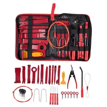 Новые портативные 40 шт. накладки для автомобиля, инструменты для ремонта, инструменты для удаления дверей, окон, радио, инструменты для демонтажа, наборы инструментов для автомобиля, базовые аксессуары