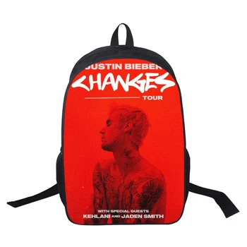 

2020 Mochila Feminina Justin Bieber Yummy Changes Bookbags Travel Backpack Women School Bags for Teenage Girls Laptop Backpack