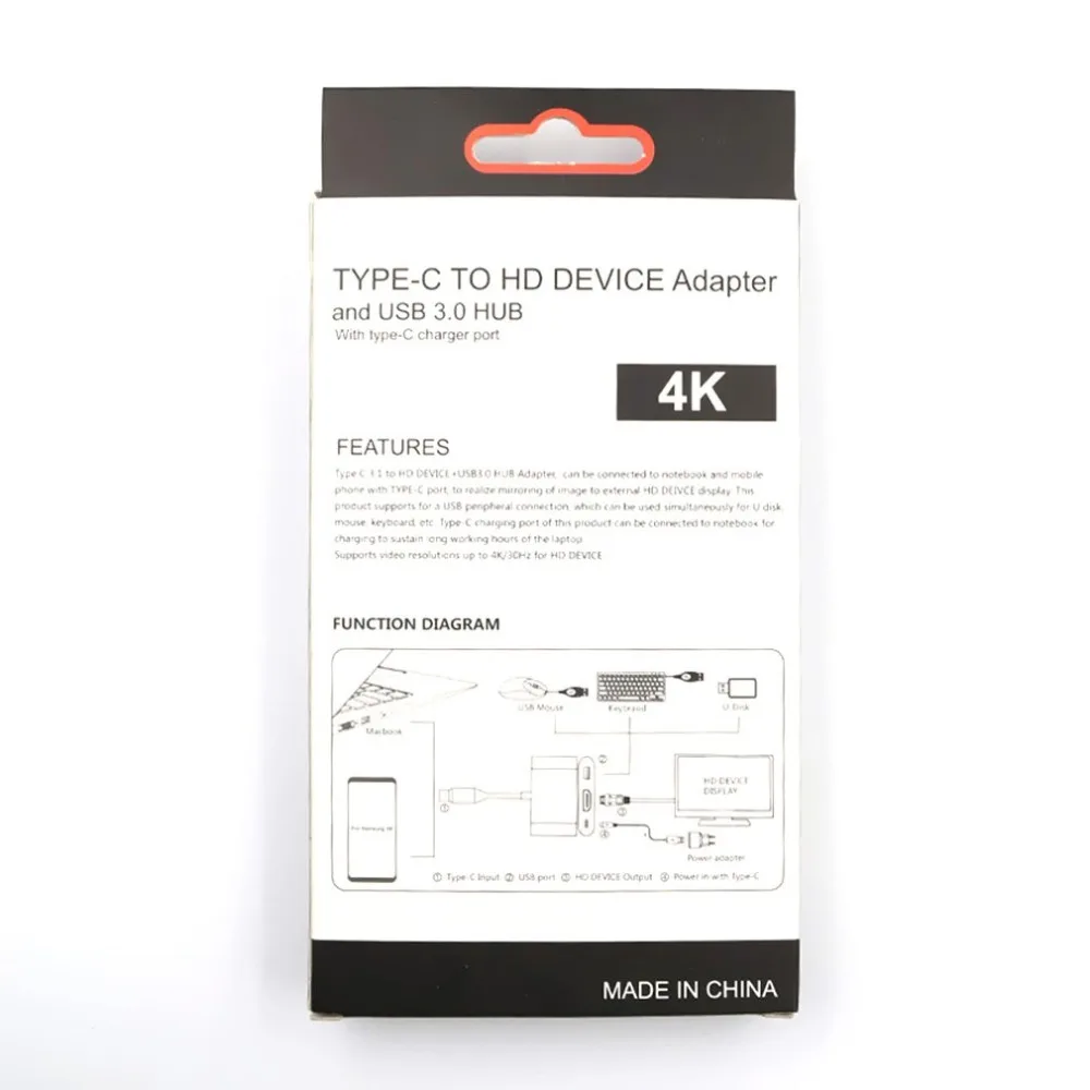 Usb type C к HDMI USB 3,0 зарядный адаптер конвертер USB-C 3,1 концентратор адаптер для MacBook Pro Pixel huawei Mate10