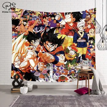 

Dragon Ball Z Blanket Tapestry 3D Printed Tapestrying Rectangular Home Decor Wall Hanging STYLE-3
