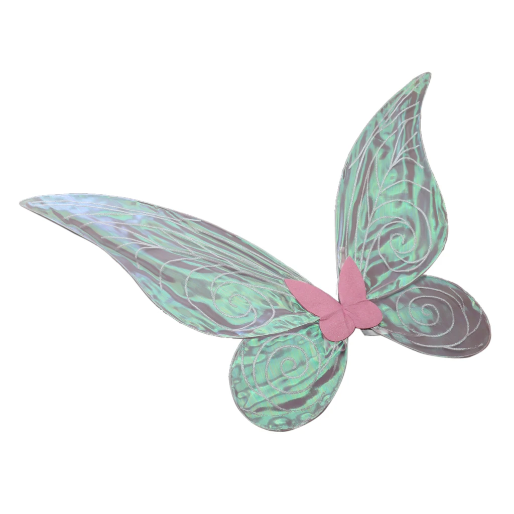 Adult / Kids Shiny Color Changing Butterfly Angel Fairy Wing Party Fancy Dress
