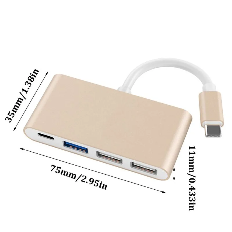 3,1 USB C концентратор тип C к USB 3,0 сплиттер конвертер адаптер для ноутбука Hab аксессуары для ноутбука дропшиппинг