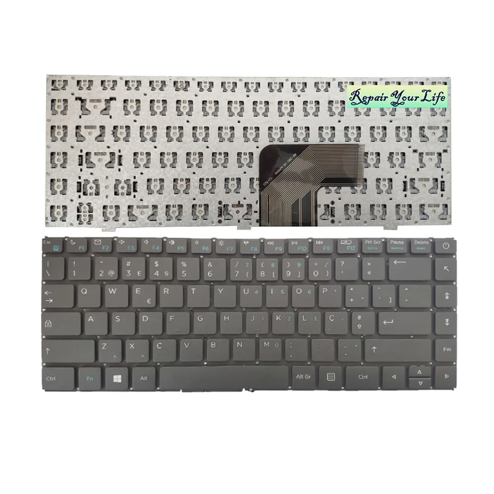 Клавиатура для ноутбука Prestigio Smartbook 133S PO португальский JM-290 YJ-522 KJK649 Черный Хорошее качество части без рамки