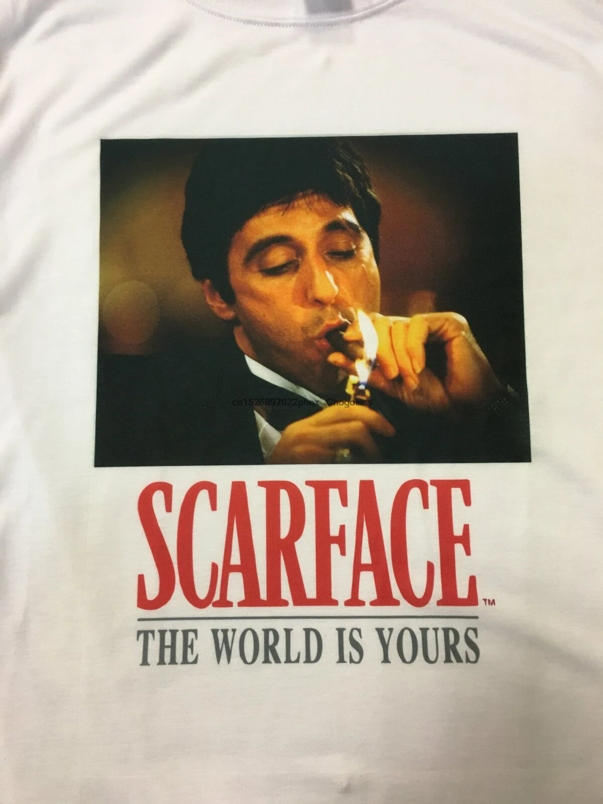 Футболка Scarface World is Your винтажный подарок для мужчин женщин и забавная футболка |
