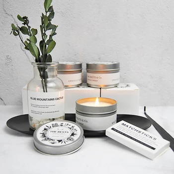 

Decorative Candles Oil Lavender Candle Gift Set Party Tealight Birthday Candles Scented Soy Velas Candle Decorative QLB028