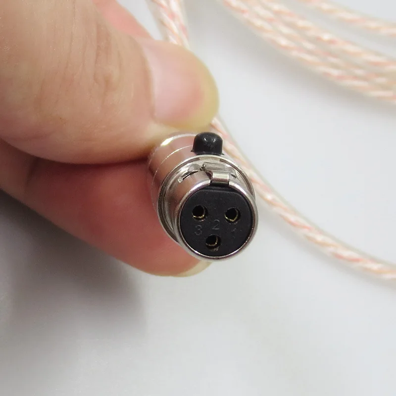 Модернизированный кабель для наушников AKG Q701 K702 K712 141 K271 K272 K240 монокристаллический медный посеребренный Плетеный аудиокабель