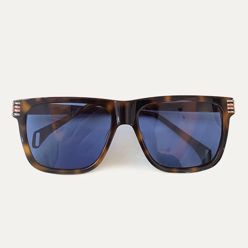Ацетатная оправа ретро солнцезащитные очки для женщин/мужчин gafas de sol hombre брендовые дизайнерские прямоугольные солнцезащитные очки для женщин - Цвет линз: No.7 sunglasses