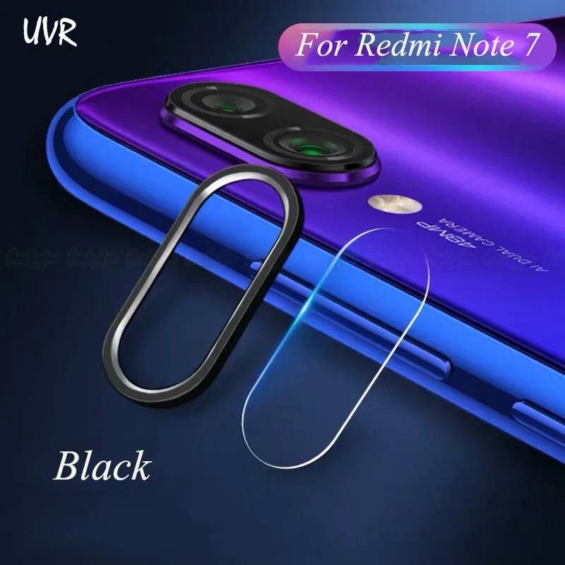 For Xiaomi Redmi Note 7 Camera Lens Protector Tempered Glass Camera Film Camera Metal Ring Case Cover Bumper Redmi Note 7 Pro