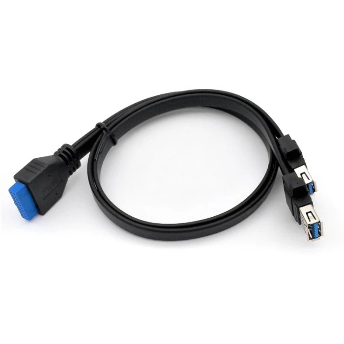 Два порта USB 3,0 мама монтажная панель к материнской плате 20Pin Кабель питания Шнур новое поступление