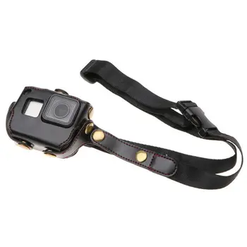 

PU Leather Camera Bag Protective Cover Case for GoPro Hero 7/6/5 Black Camera