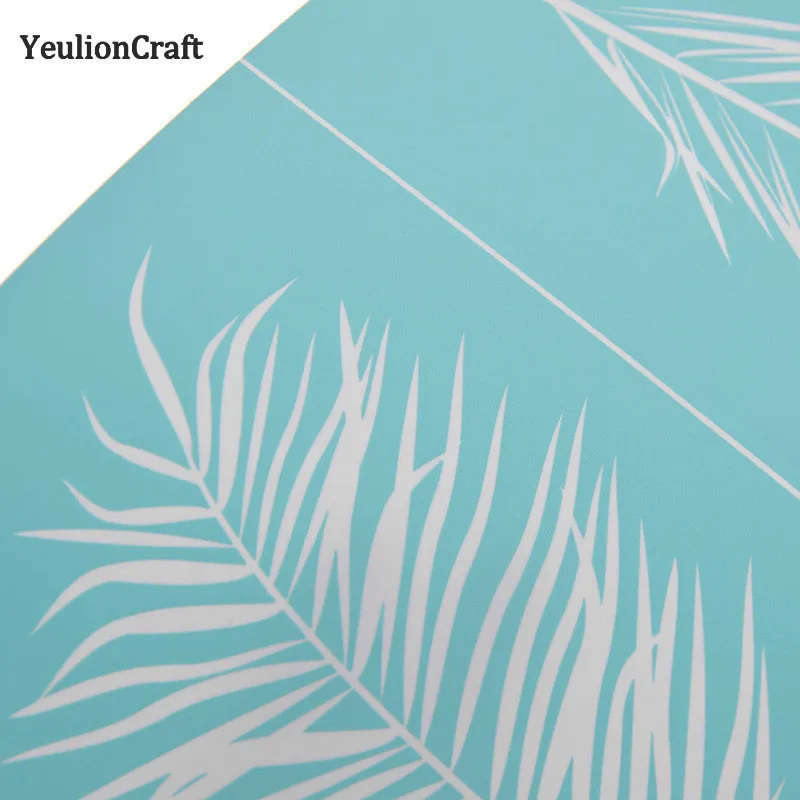 YeulionCraft черепаха лист цветок растение Печатный шелк трафареты для марок для футболки живопись Настенная Декорация рукоделие хобби