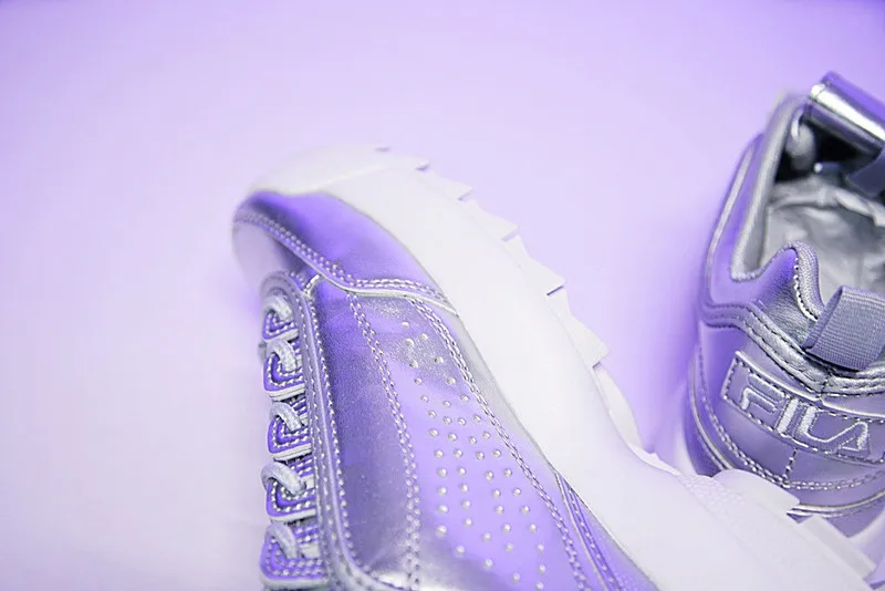 FILA Disruptor II 2 Фиолетовые женские кроссовки для бега, спортивная обувь, 7 цветов, размеры 36-44