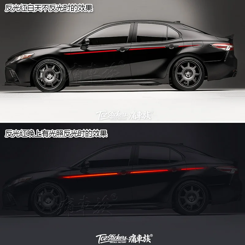Автомобильная Наклейка для Toyota Camry-, внешняя декоративная наклейка для кузова Camry Sport, внешняя модификация