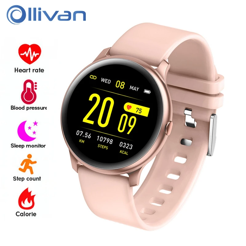 Для женщин и мужчин Смарт Электронные часы Роскошные кровяное давление цифровые