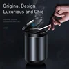 Baseus Car Ashtray LED Light Alloy Ash Tray Aluminum Cup Portable Smokeless Auto Ashtray Flame Retardant Cigarette Holder Box ► Photo 2/6