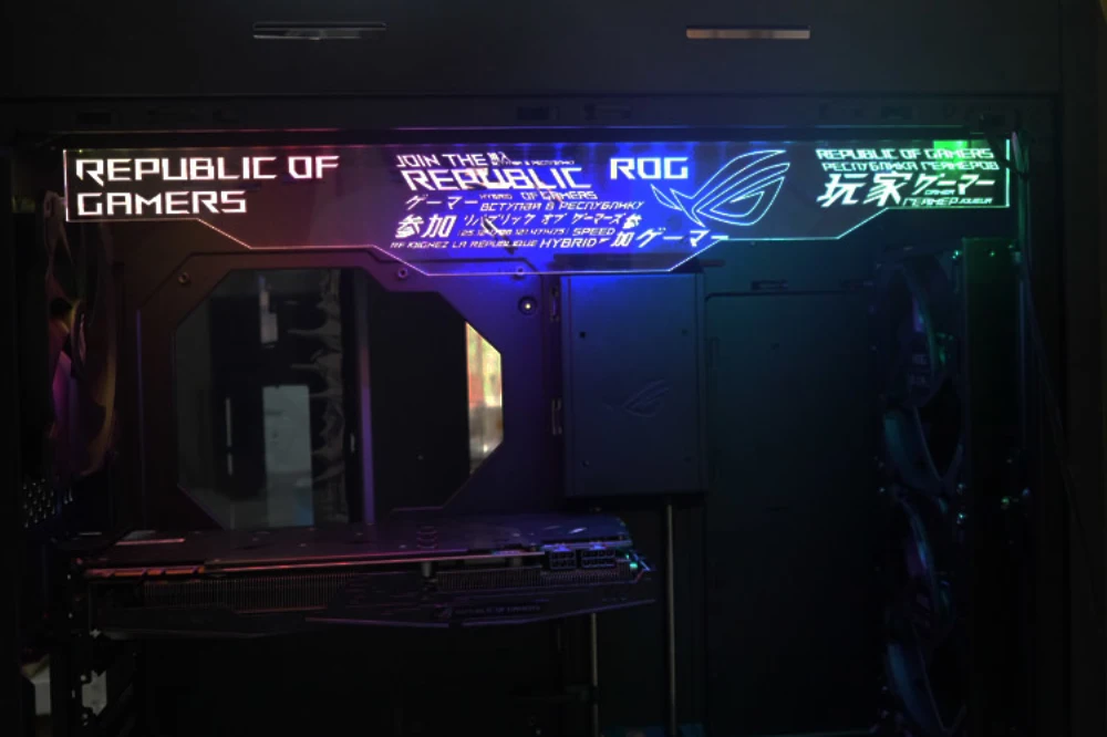 Helios Chassis, Case, Acrílico, Decoração Personalizada, Iluminação