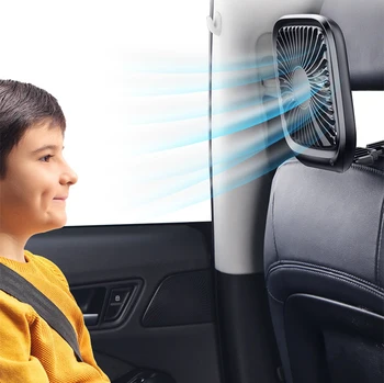

Mini USB Foldable Silent Fan For Car Backseat Air Condition 5V High Probability Ultra Quiet Cooler Three Grade Wind Speed