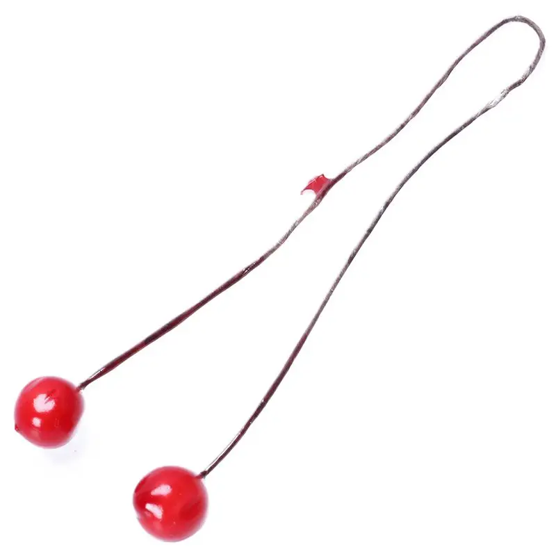 

Promotion! 500 Berries Deco Rowan Berries Wire Dia. 0.8cm red artificial