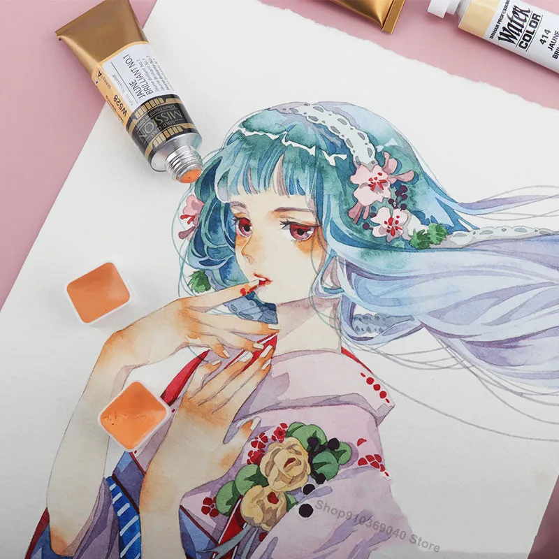 Watercolor Paint Professional Skin Tone Flesh-colored Figure Painting Multiple Skin Tone Watercolor Artist's Art Supplies watercolor painting set watercolor paint watercolor pigment