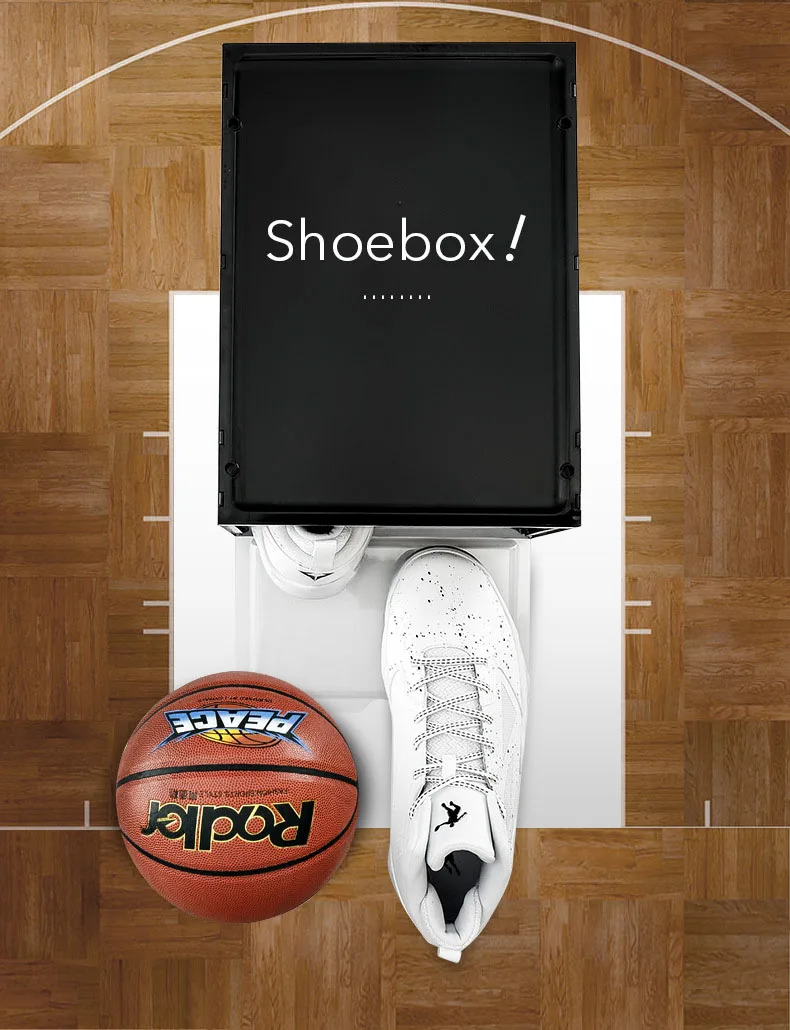 Basketball shoe storage box