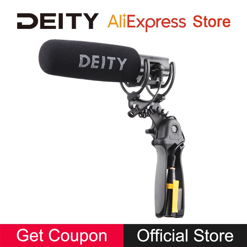 

Deity V-Mic D3 Pro Microphone Super-cardioid +20dB gain Low Cut Filter 3.5mm Mic for Smartphone DSLR Tablet Laptop PC Vlog Film