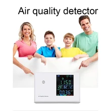 JSM 136 Air Pollution Monitor 5 In 1 Multi-function Laser Sensor Smart Detect PM2.5 PM10 PM1.0 Air Quality Monitor Gas Analyzer
