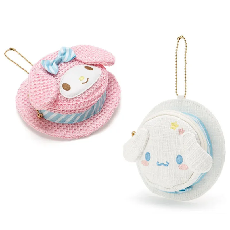 Cinnamoroll с рисунками из мультфильма My Melody милый брелок Кошелек для монет держателем
