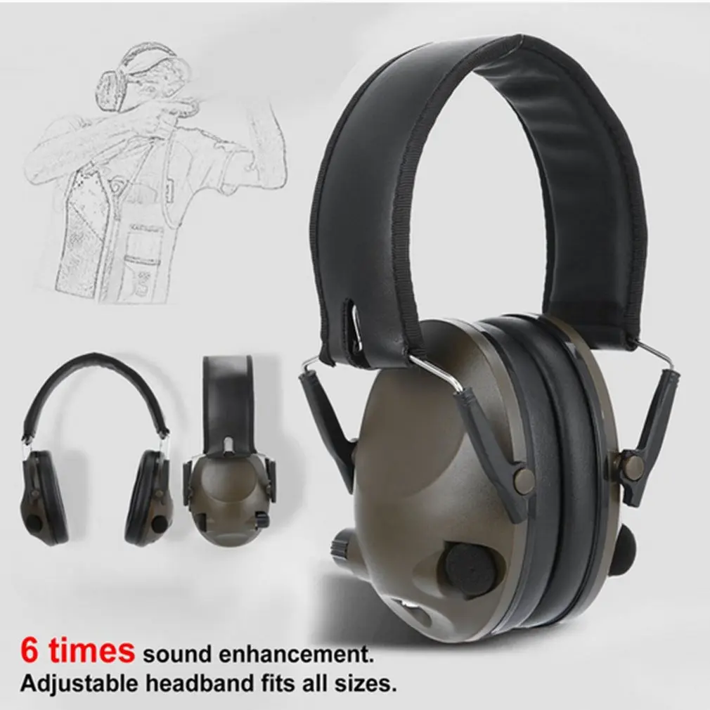 Military Tactical Earmuff Noise Reduction Hunting Shooting Headphone
