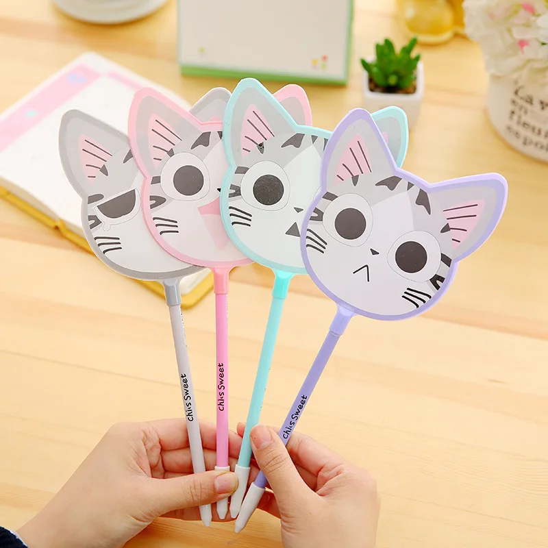 

1pc Korea Creative Stationery Cute Students Ball Pen Cartoon Animal Fans Bear Ballpoint Pen 0.5mm Kids Girls Toy Stationery