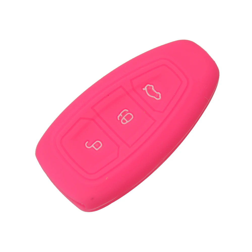 KeyforkessChiave Del Silicone Per Ford Caso Astuto Della Copertura Della Cassa Chiave A Distanza Per Ford Fiesta Messa A Fuoco Mondeo Ecosport Kuga MK2-Mk4 ranger 2 3 ST - Hef47180ddc27499093e97f0574dbcd32C