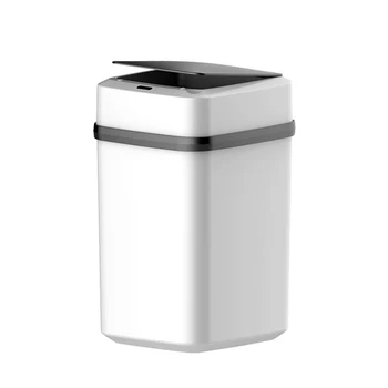 

10L USB Smart Sensor Bin Automatic Intelligent Trash Can for Kitchen/Bedroom/Living Room/Bath Room