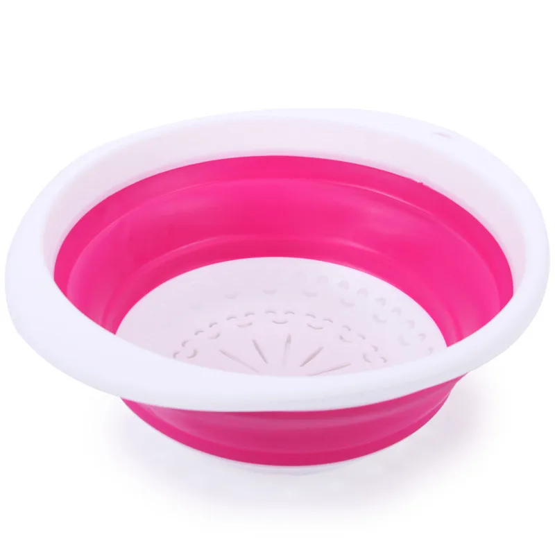 

Multi-functional Magic Telescopic Strainer Sieve Foldable Circle Fruit And Vegetable Storage Sieve Fruit Water Draining Washing