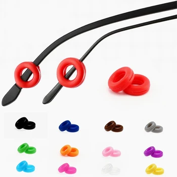 

10Pairs / Lots of non-slip round silicone ear hook glasses accessories silicone non-slip glasses outdoor sports tools