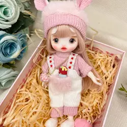 BJD – poupée princesse Super mignonne, maquillage exquis, échelle 1/8, 16CM, costume à la mode, OB11, articulations, jouet, cadeau pour fille, C1592 