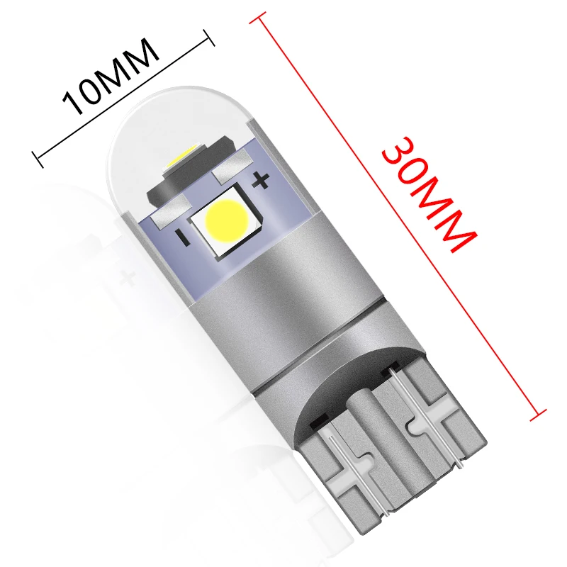 1x Canbus Car 3030 SMD T10 LED W5W Projector Lens Auto Lamp Light Bulbs for Renault Koleos Megane Creep Scenic Lagoon Velsatis