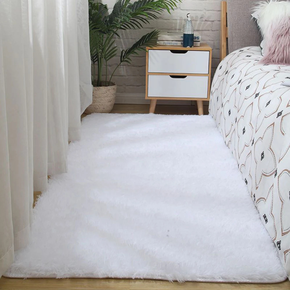 Fluffy plush carpet for living room bedroom floor mat,shaggy rugs