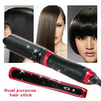 

New Hair Straight Styler Straight Hair Comb Straightening Splint Bangs Buckle Hair Curling Straight Hair Comb for Women Man