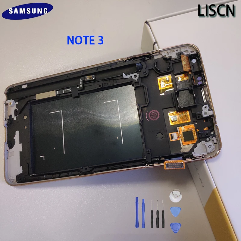 100% тест для SAMSUNG Galaxy Note 3 ЖК-дисплей сенсорный экран N9000 N9005 N900A s Запасная часть |